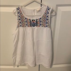 girls white tank top from kohl’s